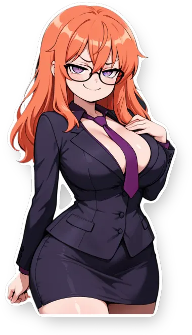 Orange Vanilla: Mischievous Office Lady (Citron OC)
